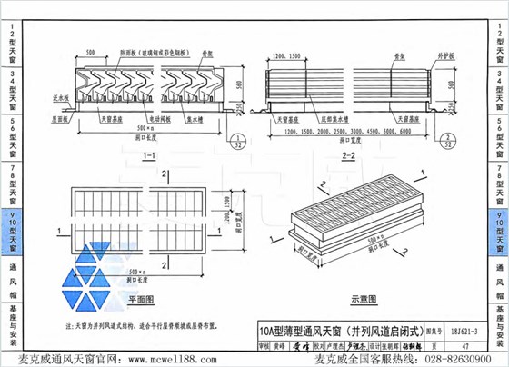 10A型喉口薄型通风器